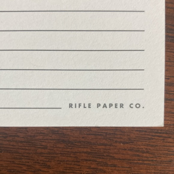 Rifle Paper Co. Blank 4x6” Recipe Cards and Letterpress Dividers - Picture 4 of 8